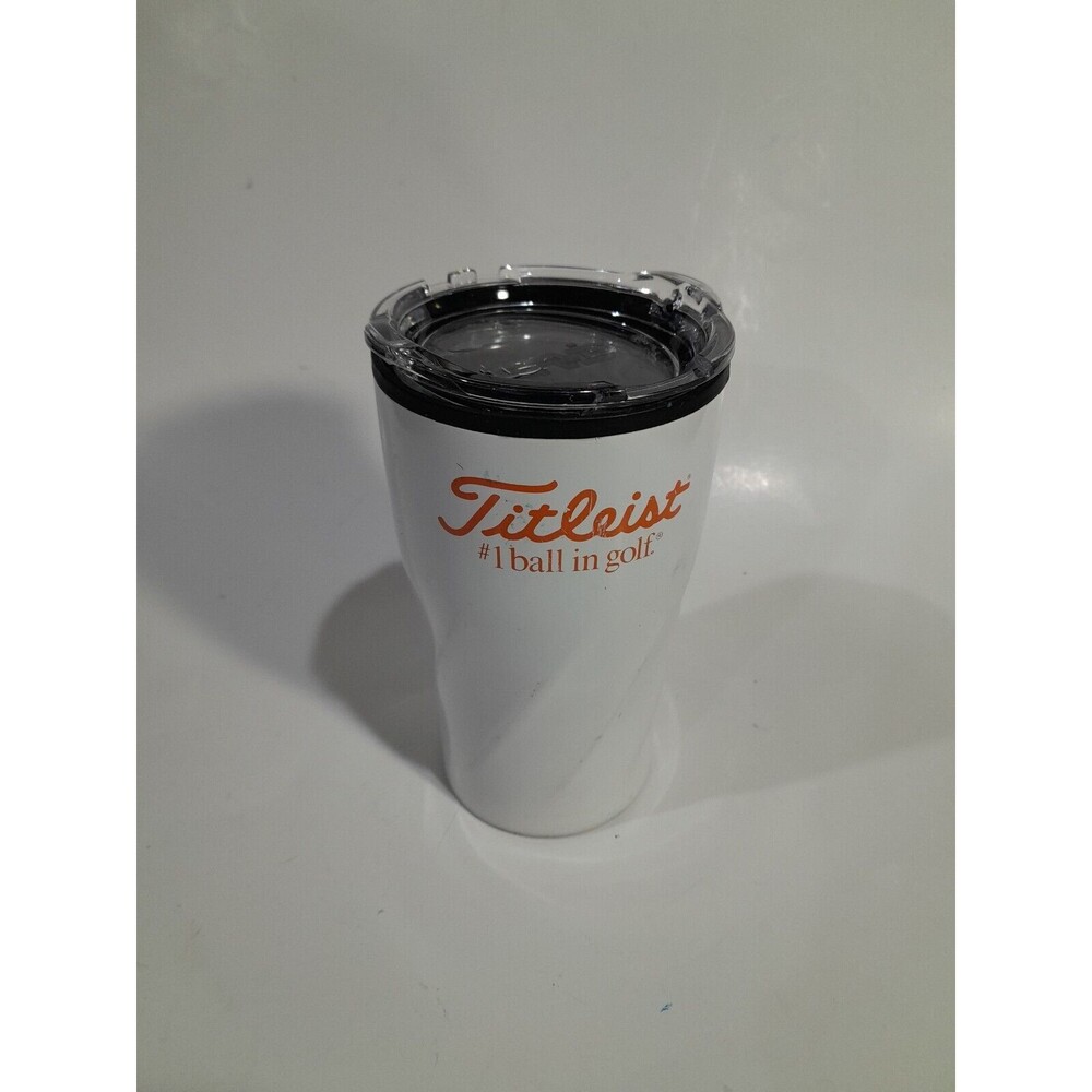 Titleist #1 Ball In Golf Plastic Insulated Mug With Drinking Cap